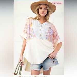Oversized Easel Tunic/Top